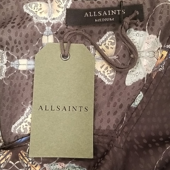 💕ALLSAINTS💕 Celeste Sleeveless Peplum Top M NWT - Picture 9 of 10